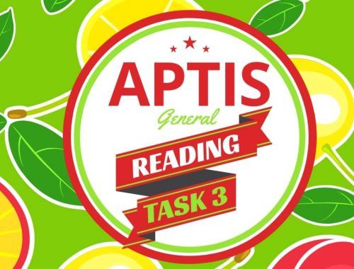 Aptis General Reading Part 3