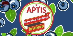 Reading Aptis matching headings
